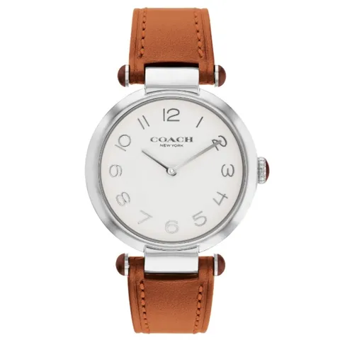 [롯데백화점][마션틴트(잡화)](코치) 공식수입 여성 브라운 가죽시계 14504000