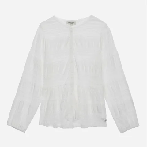 [롯데백화점](여성)오픈형 레이스 블라우스 T256MBL155W