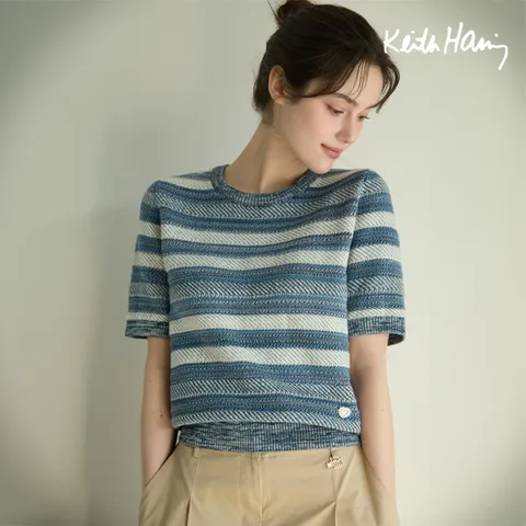 26SS 드로잉 크로셰패턴 니트 2종