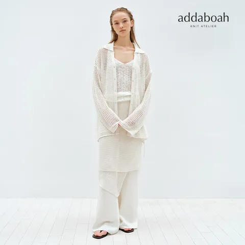 [최초가 79,000원] 25SS 프렌치 린넨 블렌디드 세미 와이드 팬츠