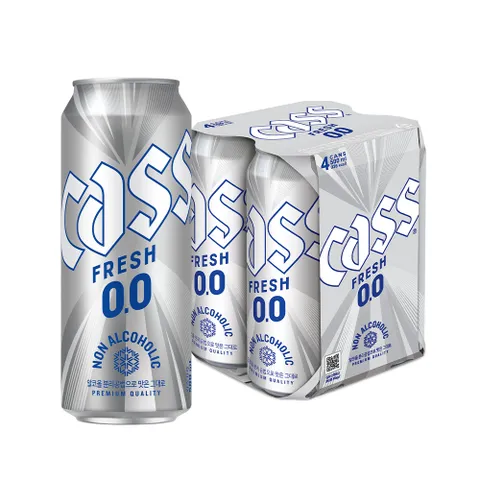 공식판매처 카스 제로 500ml X 4캔 논알콜 무알콜맥주맛
