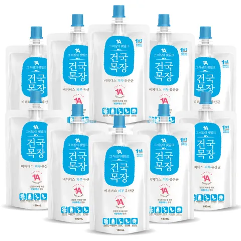 건국목장 피부 유산균 x 180ml X 10개