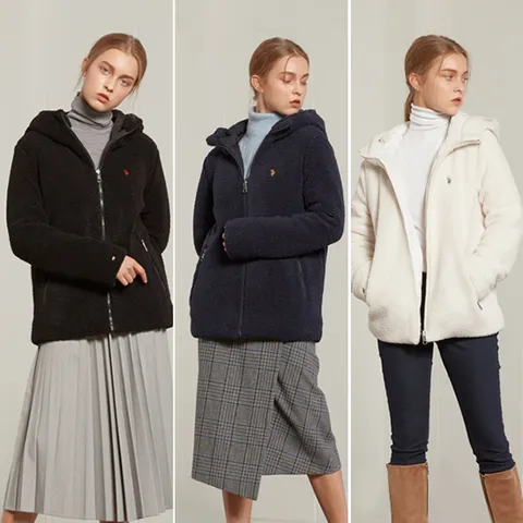 [유에스피에이] FW 화이트라벨 리버서블 플리스 점퍼 여성