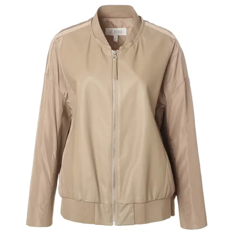 [롯데백화점][조순희]양가죽 블럭 블루종 점퍼 (FNFJ320)