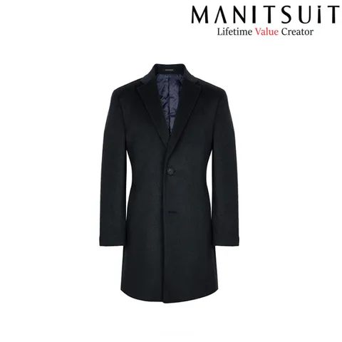 [롯데백화점][맨잇슈트](울산점)19 F/W 그린 멜란지 울 혼방 누빔 체스터 코트 (MAED33-172)