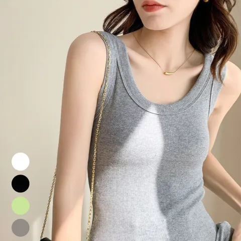 여성 골지 면 민소매 나시티 이너나시 망고나시 여성나시티 나시티 민소매나시 이너나시