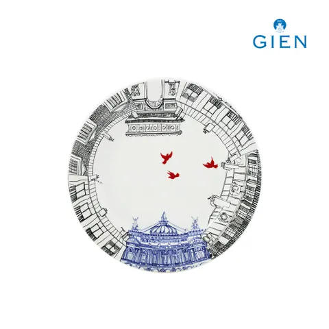 사쎄 파리 디저트 접시 오페라가르니에 1p (22cm)
