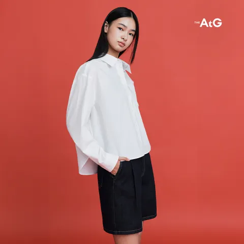 [The AtG] 더엣지 25SS 와이드 하프 데님