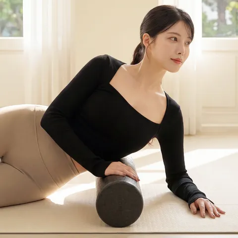 폼롤러 하드 근육마사지 EPP 60cm 미니 하드 홈트 필라테스 스트레칭 종아리 마사지