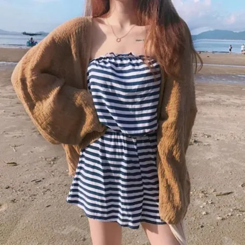 [오노마] ONM 여성 니트 시스루 가디건 바캉스 카디건 비치가디건 (14214832)