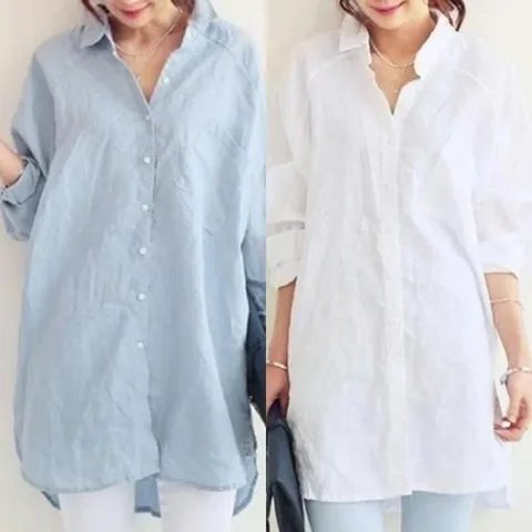 [오노마] ONM 롱숙 블라우스 카라숙 캐주얼남방 LKS003 원피스 원피 (27758283)