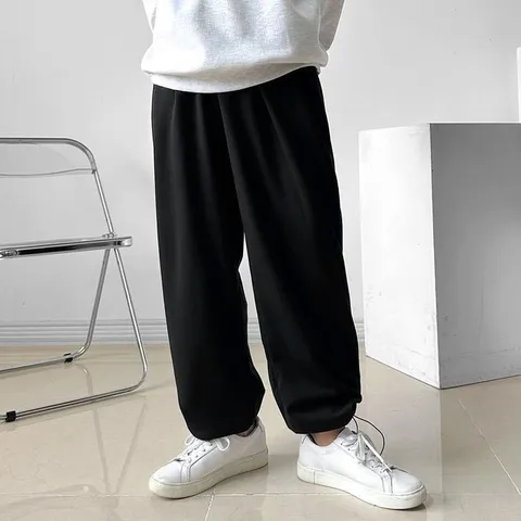 [라일리] Rly 남성 바지 레플 남자 에어 스트링 와이드 팬츠 (41317805)