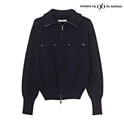 [롯데백화점][나인식스뉴욕(영캐주얼)]투웨이 집업 포켓 니트 가디건 (NP3CK030L0)