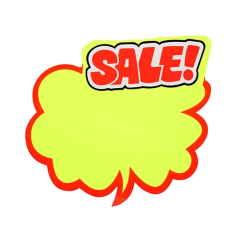 상품홍보 쇼카드(구름형/SALE/5개입)대 4057 쇼카드 엄지손 가격표 POP쇼카드 가격표시 세일표시