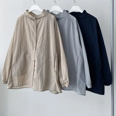 여성 환절기 롱 윈드러너 SS 점퍼 자켓