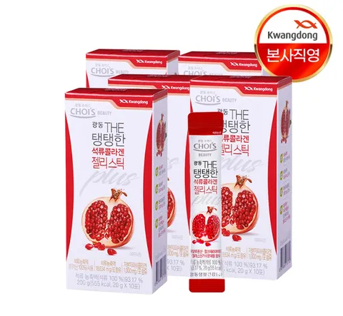 광동 탱탱한 석류콜라겐 젤리스틱 plus 5박스