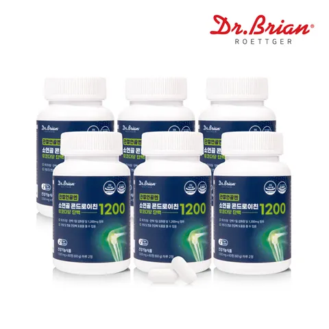 관절연골엔 소연골 콘드로이친 뮤코다당 단백 1200(60정) X 6통