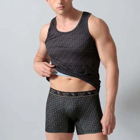 [하프클럽]  남성 속옷 세트 12매 런닝 드로즈 그래픽 스판