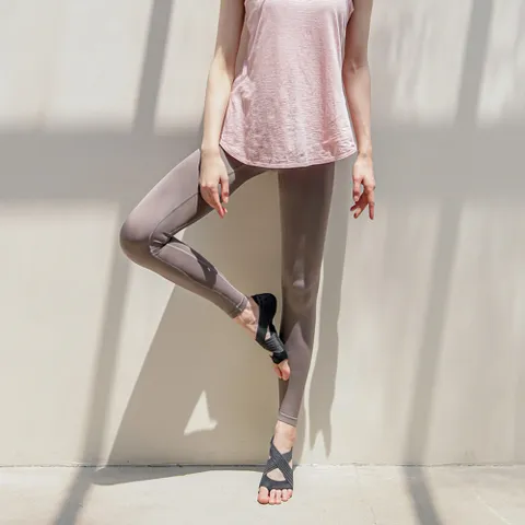 심리스 필라테스 요가 레깅스 샌드그레이 S사이즈