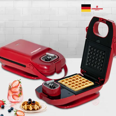 샌드위치 와플 간식 메이커 제조기 타이머 기능 탑재 와플메이커 간식메이커