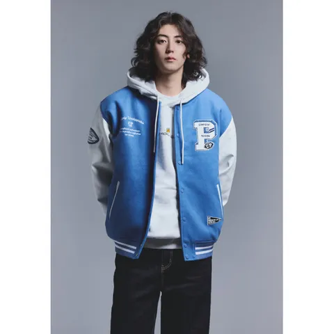 [롯데백화점][클라이드]남성 3컬러 안감 누빔 바시티 야구 점퍼 (FODJP431M)