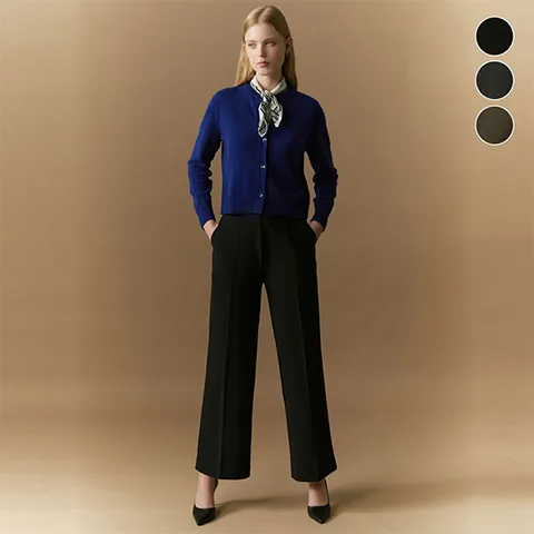 [최초가 77,000원] 홈쇼핑 인기 올 뉴 퍼펙트 세미와이드 팬츠 3종 택1