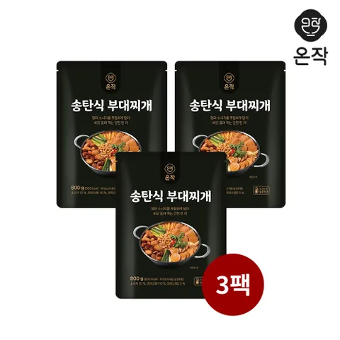 송탄식 부대찌개 800g x 3팩