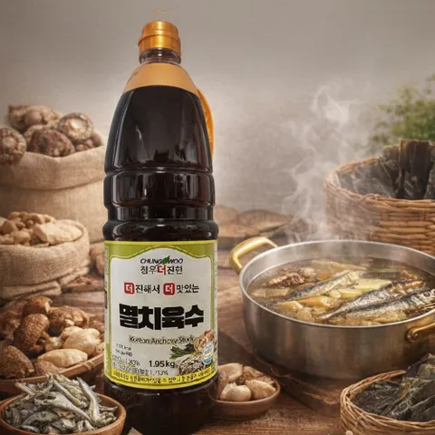 청우식품 더진한 멸치육수 1.95kg 멸치육수 청우멸치만능육수 첫맛만능멸치육수