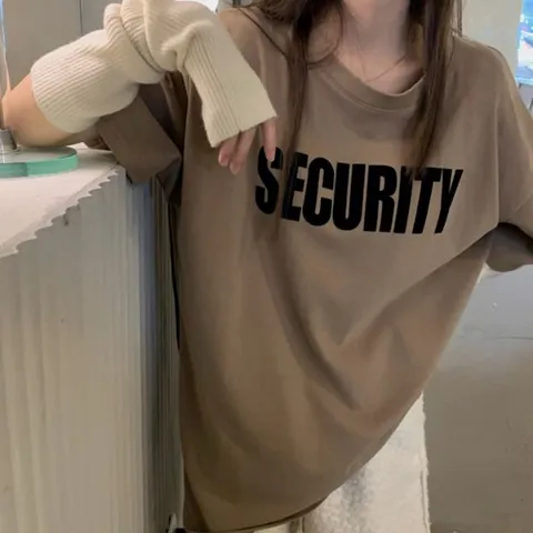 [하프클럽/디애이치]이니셜 순면 티