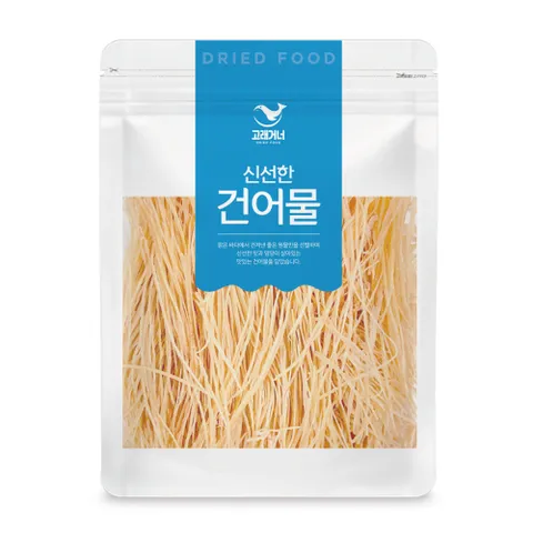 고래거너 국내가공 오징어실채 1kg 오징어채