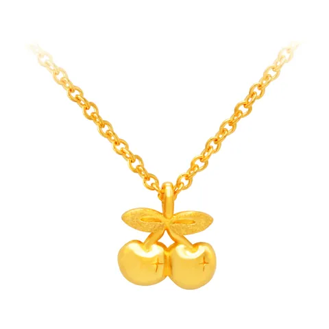 24K 순금 체리 돌목걸이 3.75g