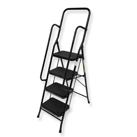 튼튼한 안전 작업 발판 난간 사다리 가정용 계단 MI-SL 4단 5단 마트 물류 창고 안전한 손잡이