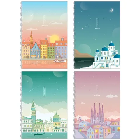 슬림 원링 노트 오늘하루 10개 개인 필기 노트 일상 줄공책 줄노트 연습장