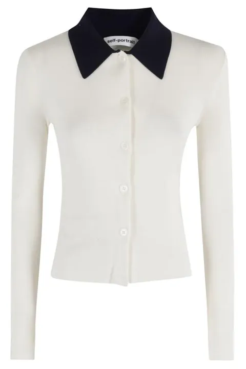 [해외직구] 25FW 셀프 포트레이트 니트웨어 PF25097CC 097 White