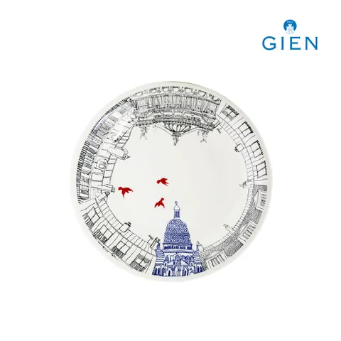 사쎄 파리 디저트 접시 사크레쾨르 성당 1p (22cm)