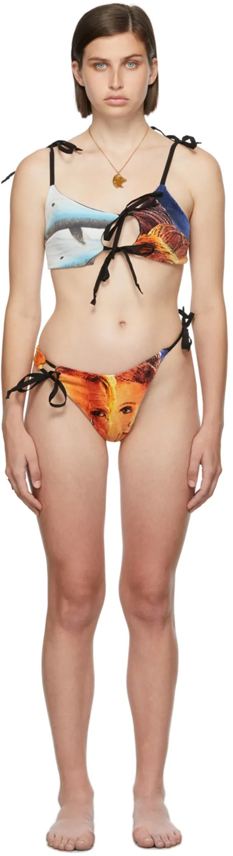 레이브 리뷰 여성 블랙 루나 라나 비키니 PF2107