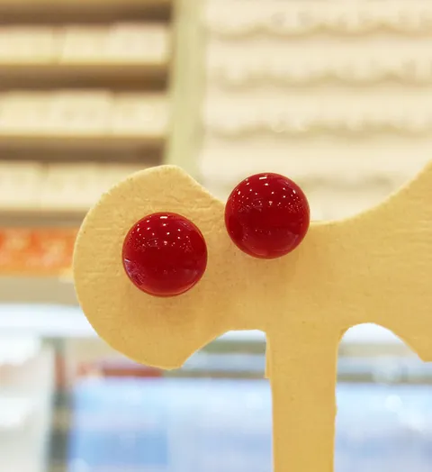 14K산호진주10mm귀걸이(GE118)