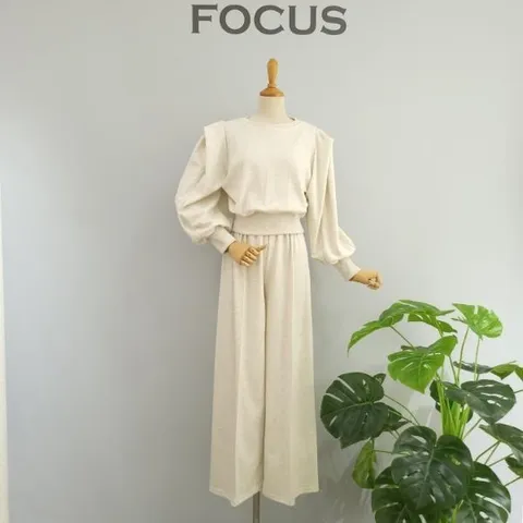 [대구백화점SG] FS2A9ST5671_핀턱 포인트 팬츠 세트