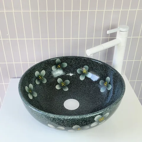 [라비앙] LA-9504 그린 탑볼 세면기