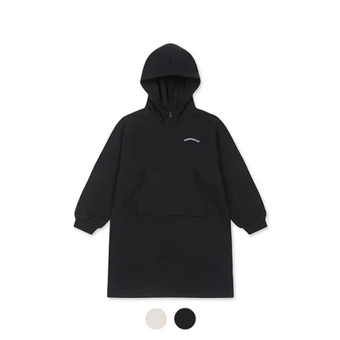 여아 아노락 후드 플리스 원피스_MKC4OO2202