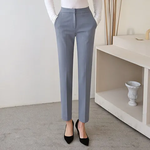 [다잇템] 여자 SS FW 비서 아나운서 회사원 알바 팬츠_4