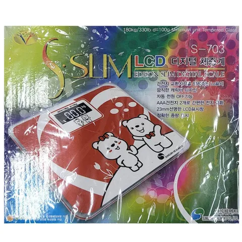 스마트 기능 체중계 귀여운 디자인 디지털 디자인에 스마트한 기능까지