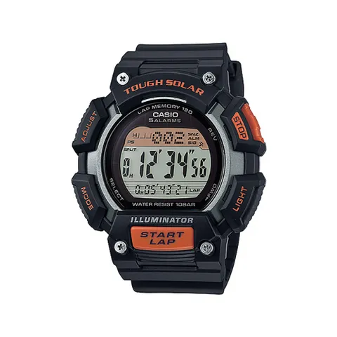 STL-S110H-1A 터프솔라 디지털 스포츠 남성 우레탄 시계