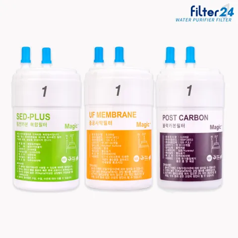 쿠쿠 인앤아웃 CP-PS011P 정수기필터 호환 전체세트 [4인치 1+1+1]