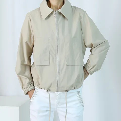 여성 봄 여름 간절기 얇은 홑겹 잠바 야상 자켓