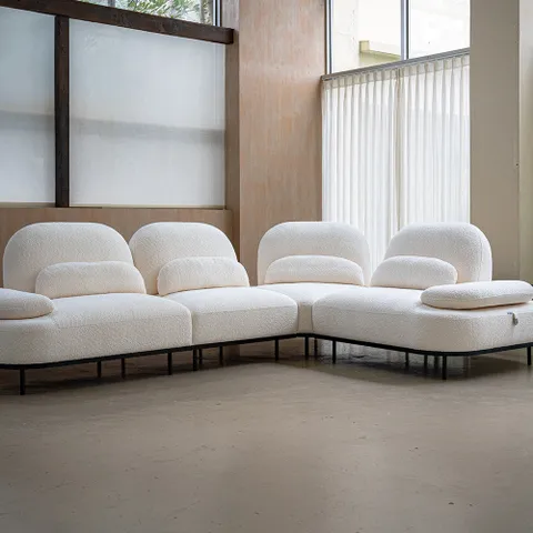 [무케] 소파_엘리스 패브릭 코너 소파 5인용 (모히또) 신혼가구 5인 친환경소재