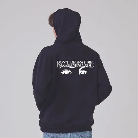 [하프클럽]  키밍 눈 eyes 맨투맨 후드 포인트 데일리 기본