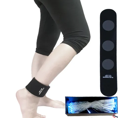 블랙 그래핀 미세전류 건강 발목보호대 그래핀 미세전류 동전패치