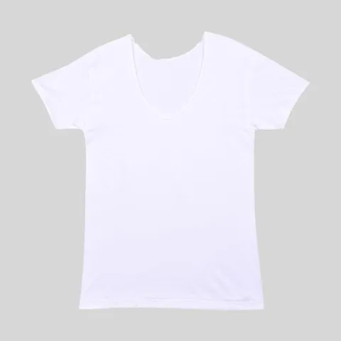 [오노마] ONM 여자 이너용 흰색반팔티셔츠 순면 면100% (25433209)