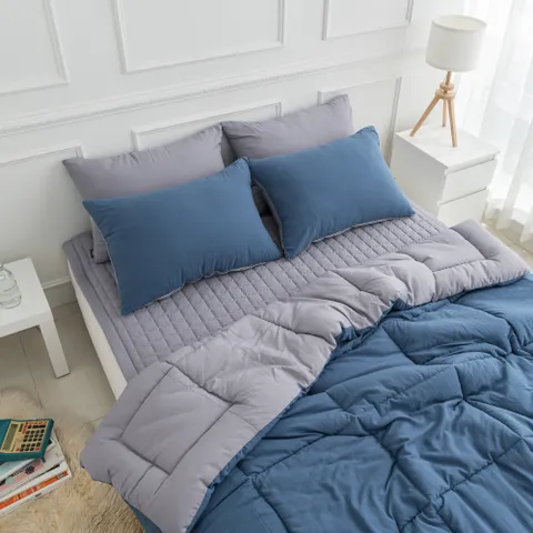 렛츠슬립 봄이불 소프트 마이크로 간절기이불 기숙사 침구 예쁜 차렵이불 세트 SS/Q